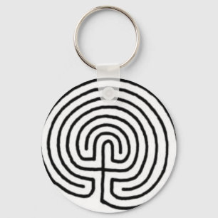 labyrinth keychain