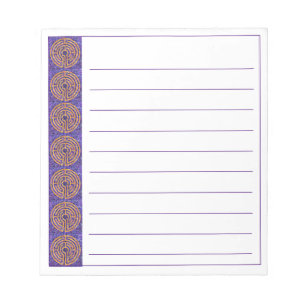 LABYRINTH MOSAIC 5,5x6 Bloc-notes + lignes