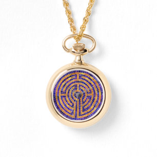 LABYRINTH MOSAIC Gold Wrap-Around Watch
