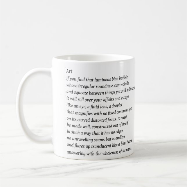 Labyrinth: Poems Mug (Left)