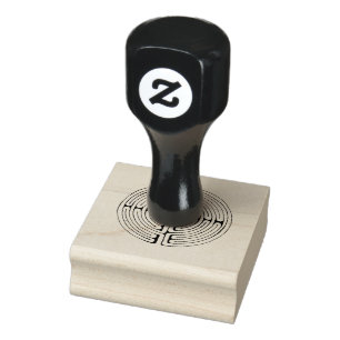 Labyrinth rubber stamp