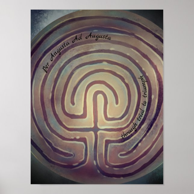 Labyrinth Symbol  Poster (Front)