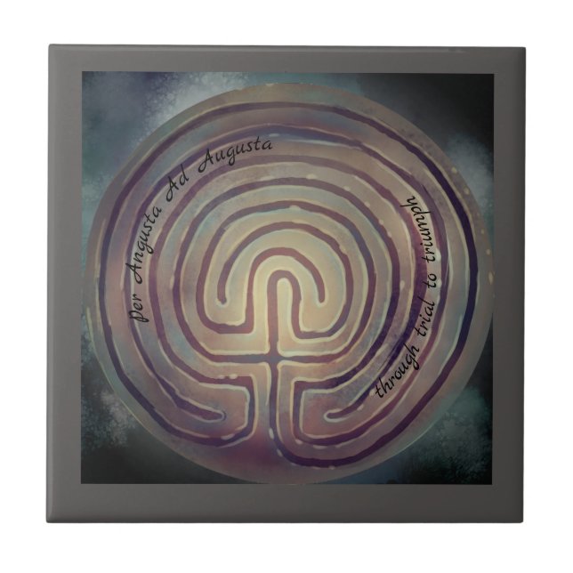 Labyrinth Symbol Tile (Front)