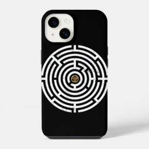 LABYRINTH TRISKELION TRIPLE CELTIC SPIRAL iPhone 14 CASE