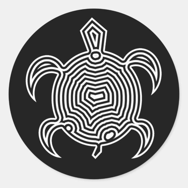 Labyrinth Turtle Stickers (Front)