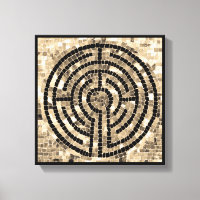 LABYRINTH V 12x12 Wrapped Canvas (1.5" Deep)