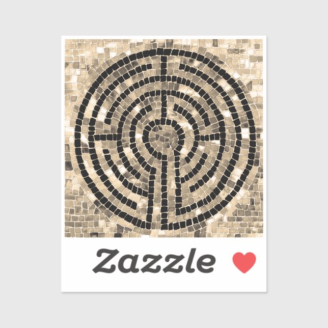 LABYRINTH V 2x2 Vinyl Sticker (Sheet)