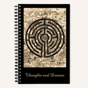 LABYRINTH V 5.5x8.5 Spiral Notebook