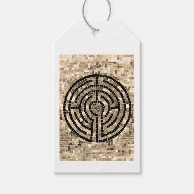 LABYRINTH V Gift Tags - White (Front)