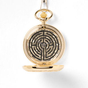 LABYRINTH V Gold Pocket Watch