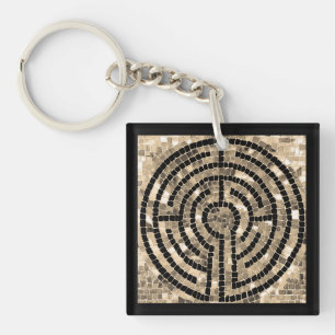 LABYRINTH V Square Acrylic Keychain 
