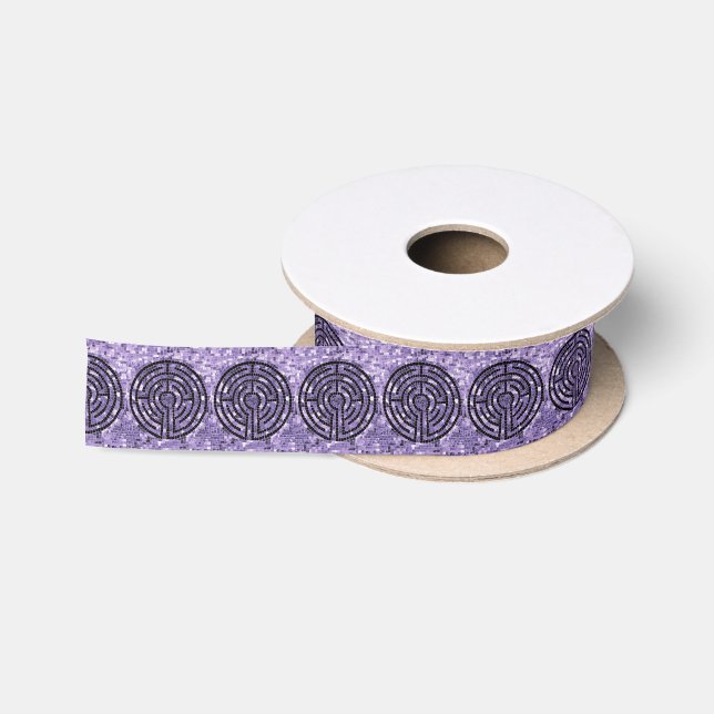 LABYRINTH VI 1.5" Wide Satin Ribbon (Spool)