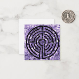 LABYRINTH VI 2.5" Square Flat Card 
