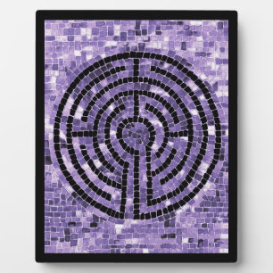 LABYRINTH VI 8x10 Plaque avec Easel - Noir