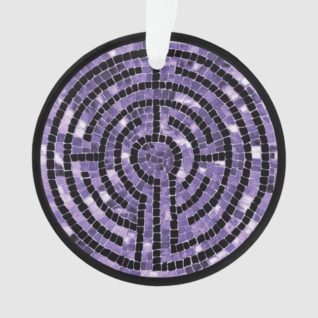 LABYRINTH VI Cercle acrylique Ornement (devant)