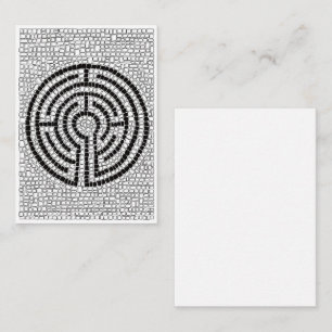 LABYRINTH VII 3.5x2.5 Flat Note Card