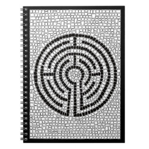 LABYRINTH VII 6.5x8.75 Spiral Notebook