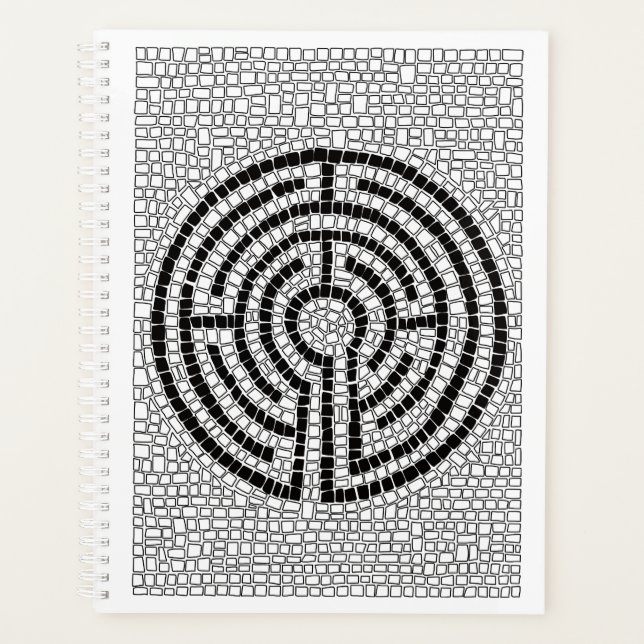 LABYRINTH VII 8,5x11 Planificateur / Blanc (Devant)