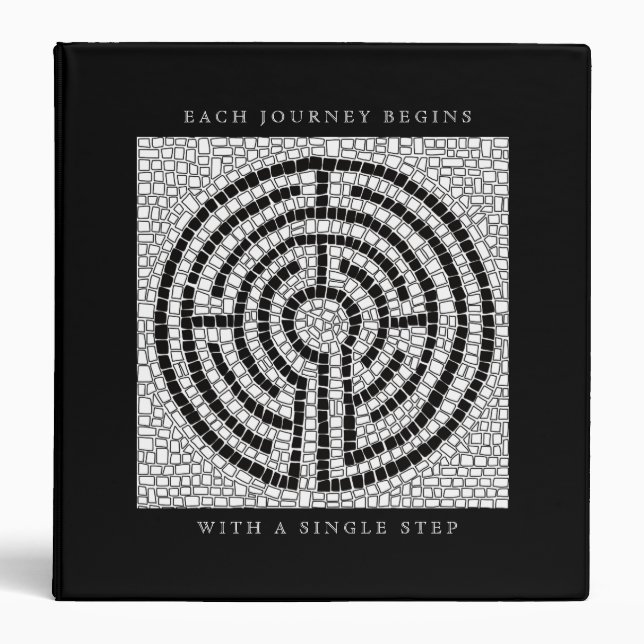 LABYRINTH VII Binder - Black (Front)