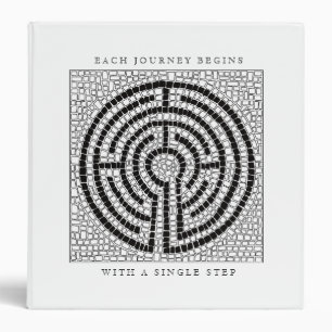 LABYRINTH VII Binder - White