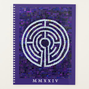 LABYRINTH VIII 8.5x11 Planner + Text / Violet