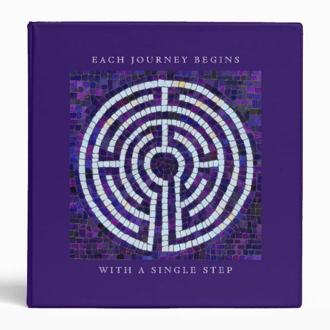 LABYRINTH VIII Binder - Violet (Front)