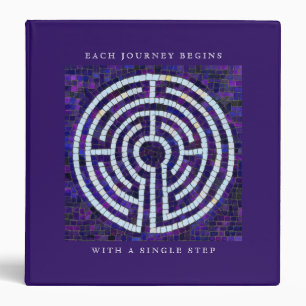 LABYRINTH VIII Classeur - Violet