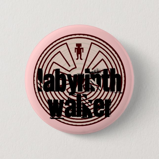 Labyrinth Walkers Walker A~Maze~ing Gifts 2 Inch Round Button (Front)