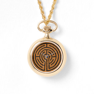 LABYRINTH XIII Montre Collier Or
