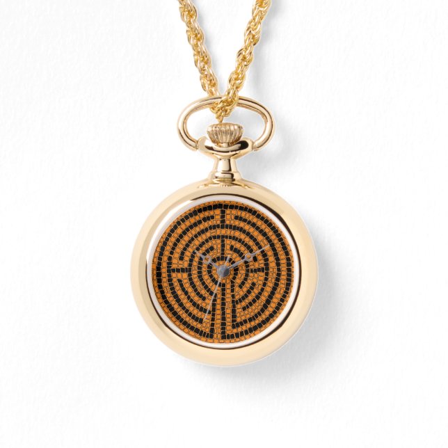 LABYRINTH XIII Montre Collier Or (Recto)