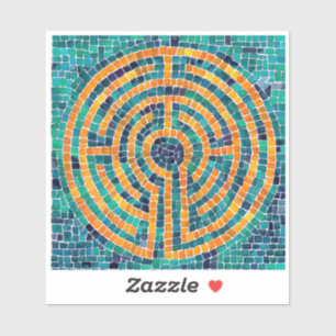 LABYRINTHE II Autocollant vinyle 4x4