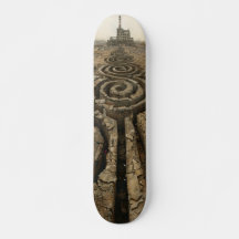 Labyrinthe urbain 7 3/4" Planche de skateboard