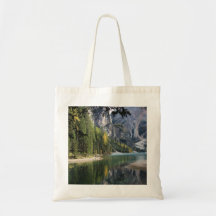 Lac alpin et reflets - sac cabas photographique