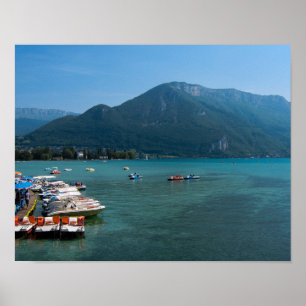Lac Annecy, France - affiche
