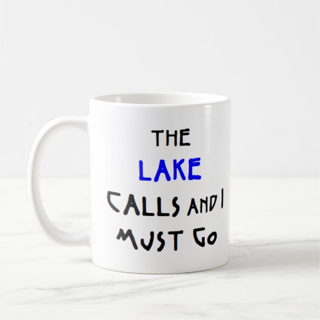 lac appelle tasse de café (Gauche)