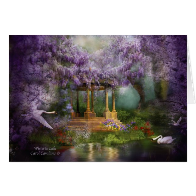 Lac ArtCard wisteria (Devant horizontal)