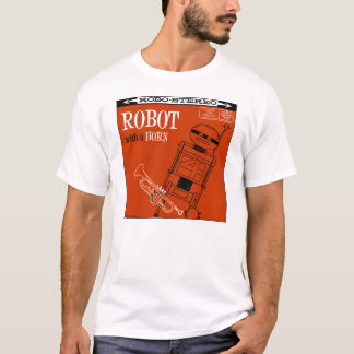 Lac autumn "ROBOT AVEC le T-shirt d'un KLAXON"