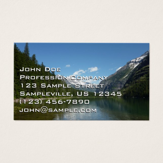 Lac Avalanche I dans le parc national Glacier (Devant)