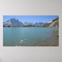 Lac Blanc French Alps Chamonix Poster