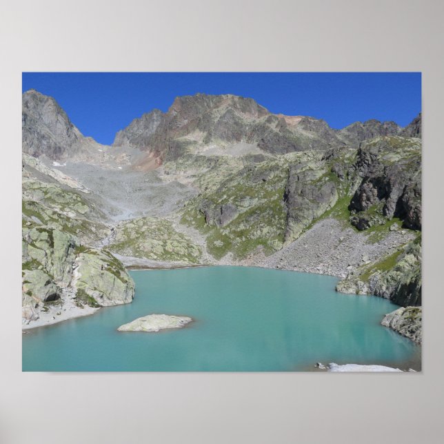 Lac Blanc French Alps Poster (Front)