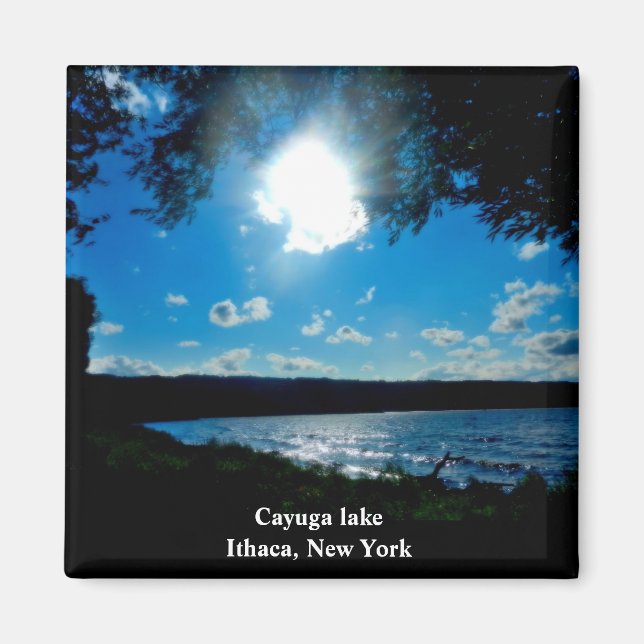 LAC CAYUGA, ITHACA, aimant NEW YORK (Devant)