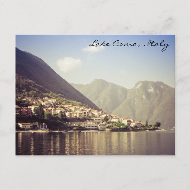 Lac Como, Italie, carte postale (Devant)