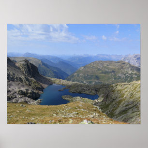 Lac Cornu French Alps Chamonix area Poster