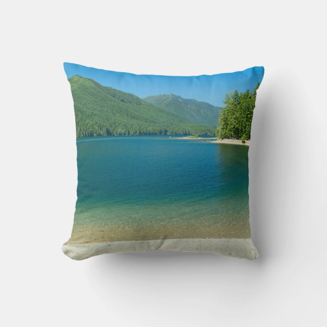 Lac Cushman Beach en Coussin d'été (Recto)