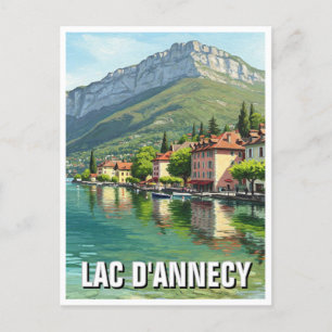 Lac D'Annecy Lake Annecy France Postcard