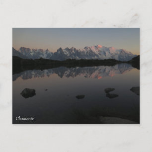 Lac de Cheserys sunrise Chamonix Postcard