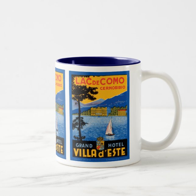 Lac de Como Two-Tone Coffee Mug (Right)