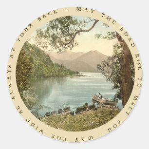 Lac de Kerry Irlande avec Sticker proverbe irlanda