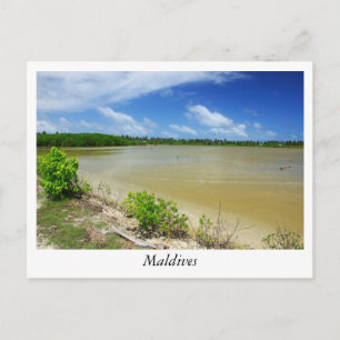 Lac de Kulhuduhfushi Island Maldives Carte postale