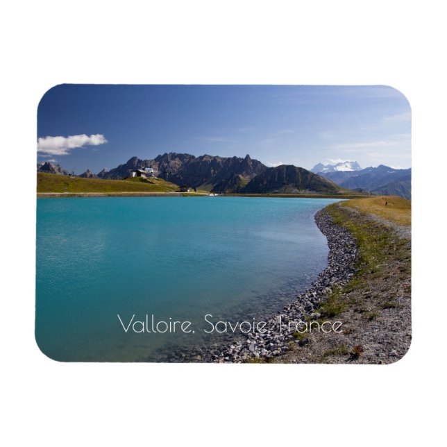 Lac de la Vielle, Valloire, France Magnet (Horizontal)